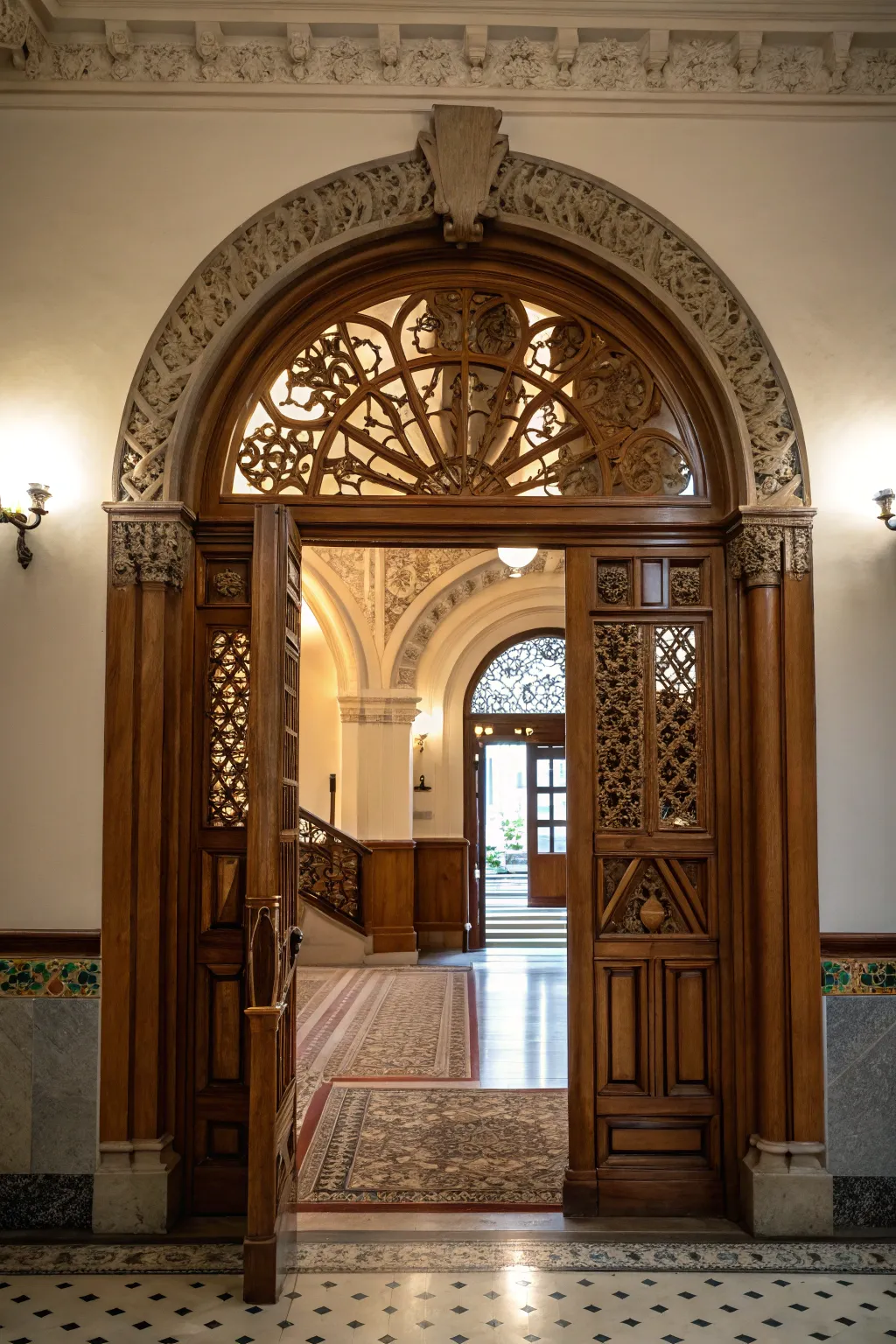 An arched doorway that exudes timeless elegance.