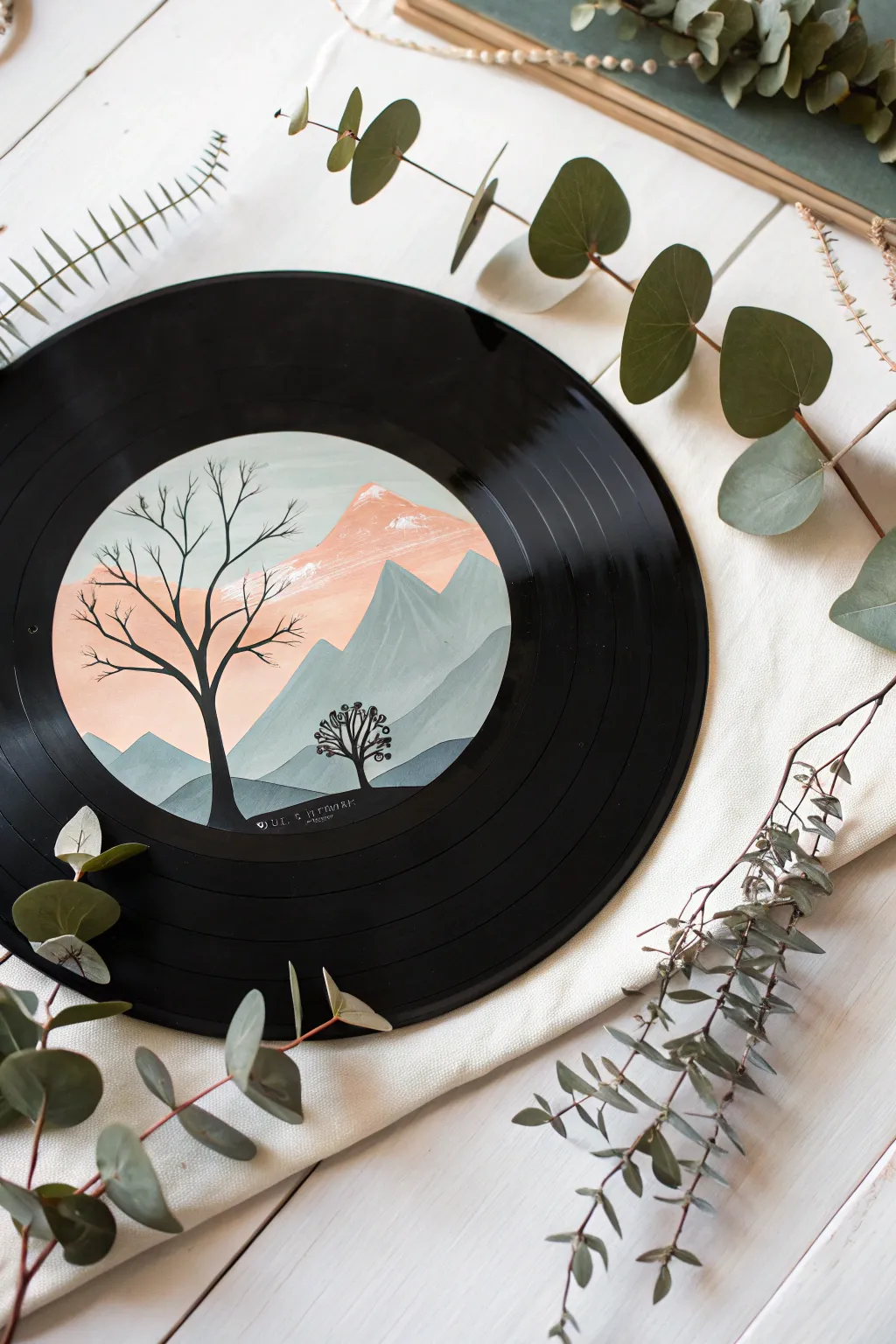 Capture tranquility with minimalist landscapes on vinyl – where simplicity meets natural beauty.