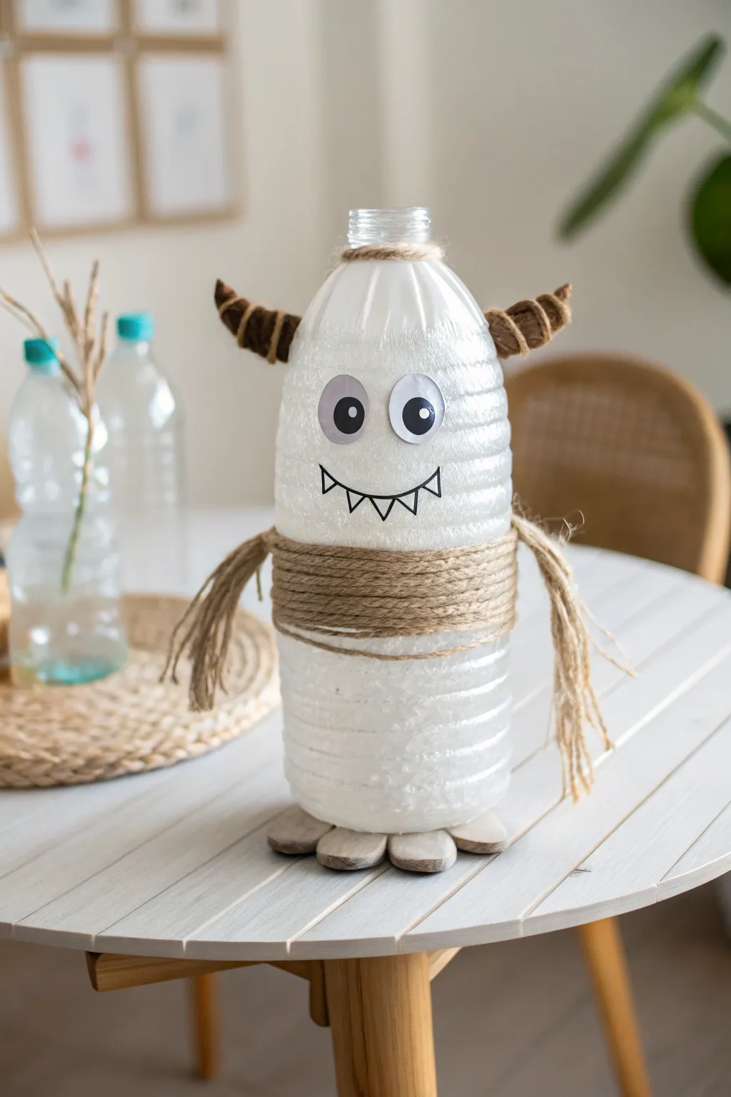 Transform plastic waste into playful wonders with these charming bottle beasts!
