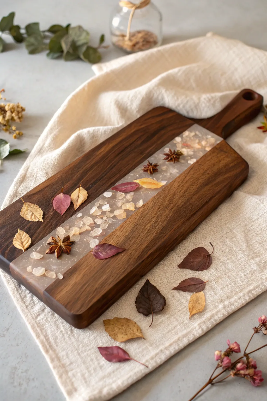Embrace Nature's Elegance: A Charcuterie Board with Autumn's Grace