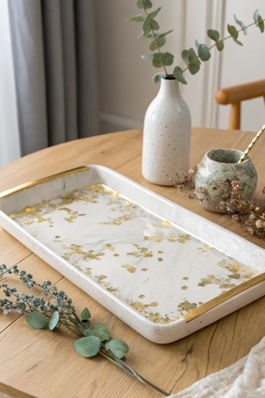 Elevate your serving style with this stunning resin tray—where artistry meets functionality.