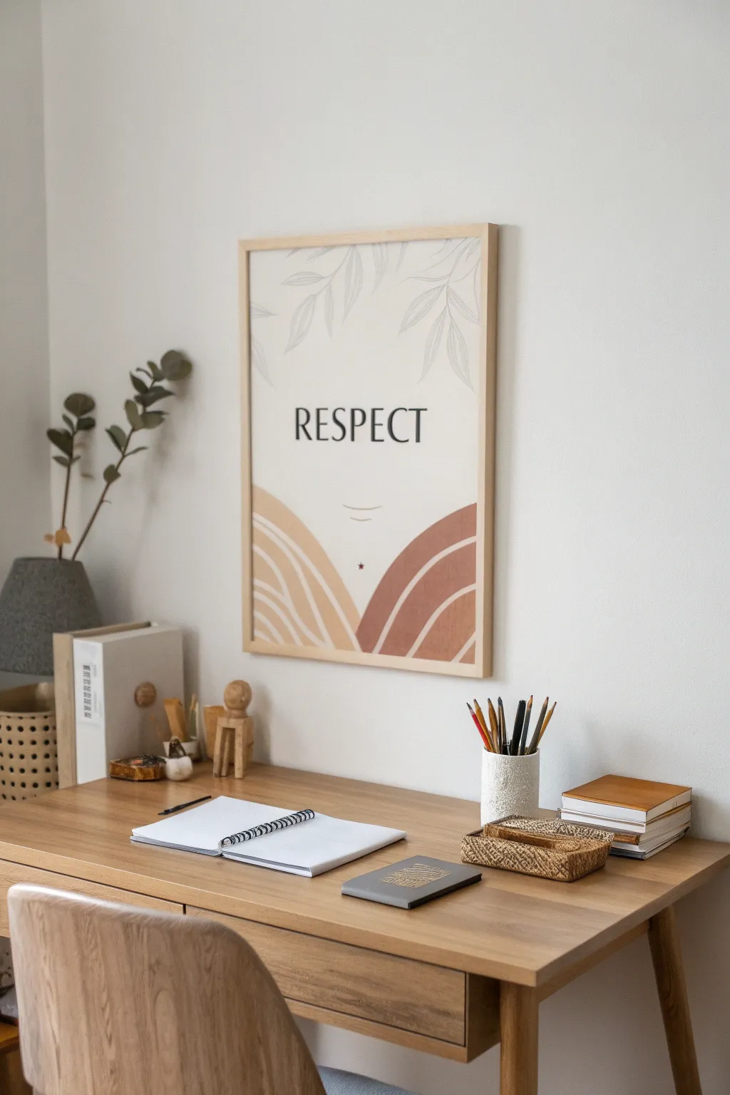 Enhance your classroom with a touch of minimalist elegance and a message of respect.