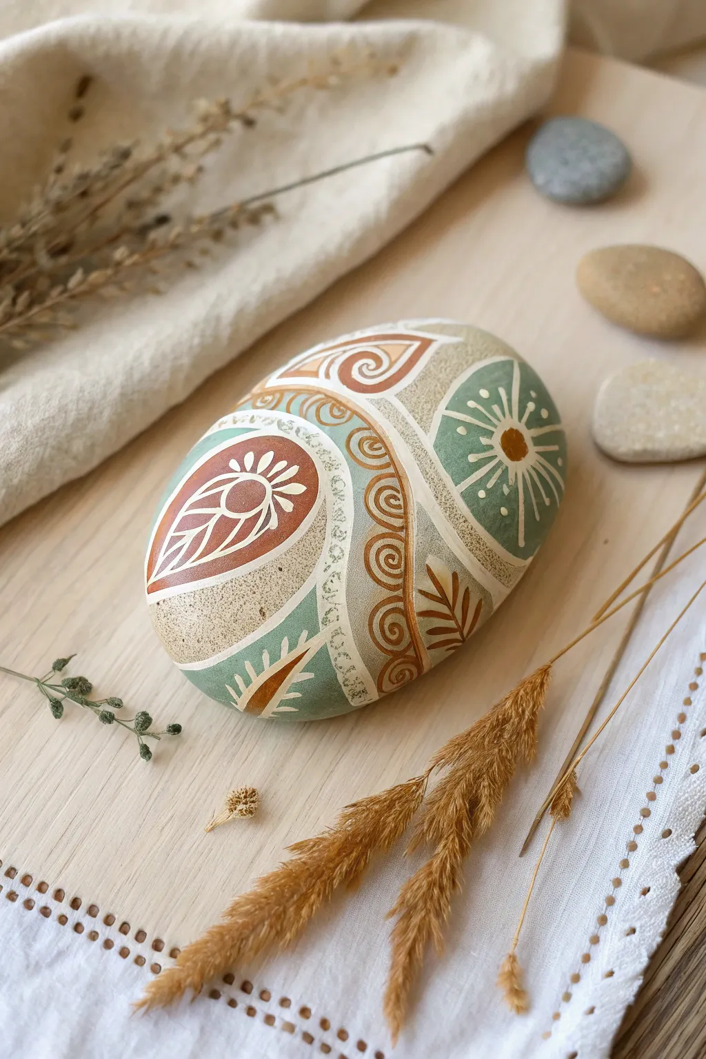 Discover the beauty of abstract art with this elegant rock design—perfect for adding a modern, artistic touch to your space!