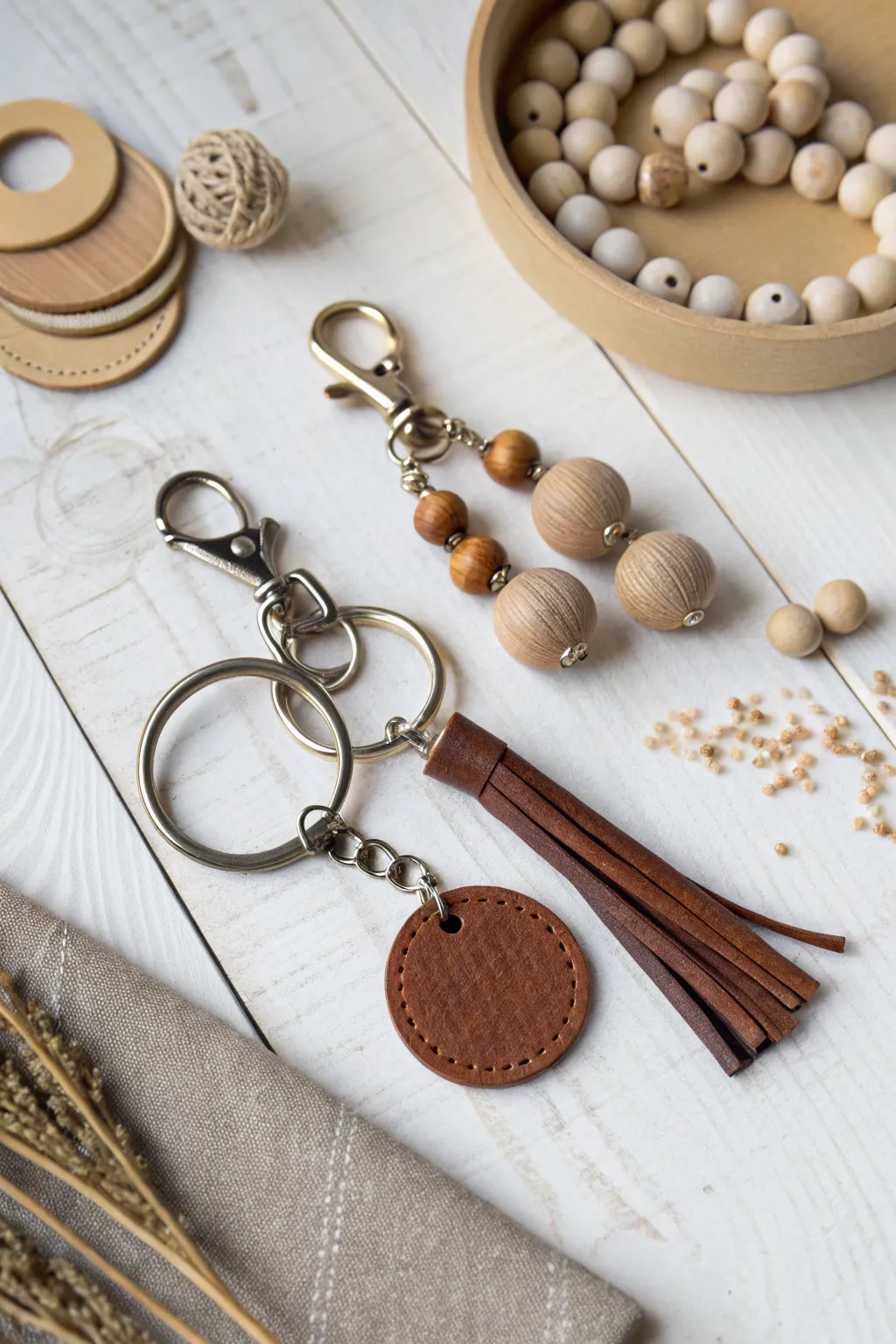 Craft your own masterpiece with this elegant DIY keychain kit.