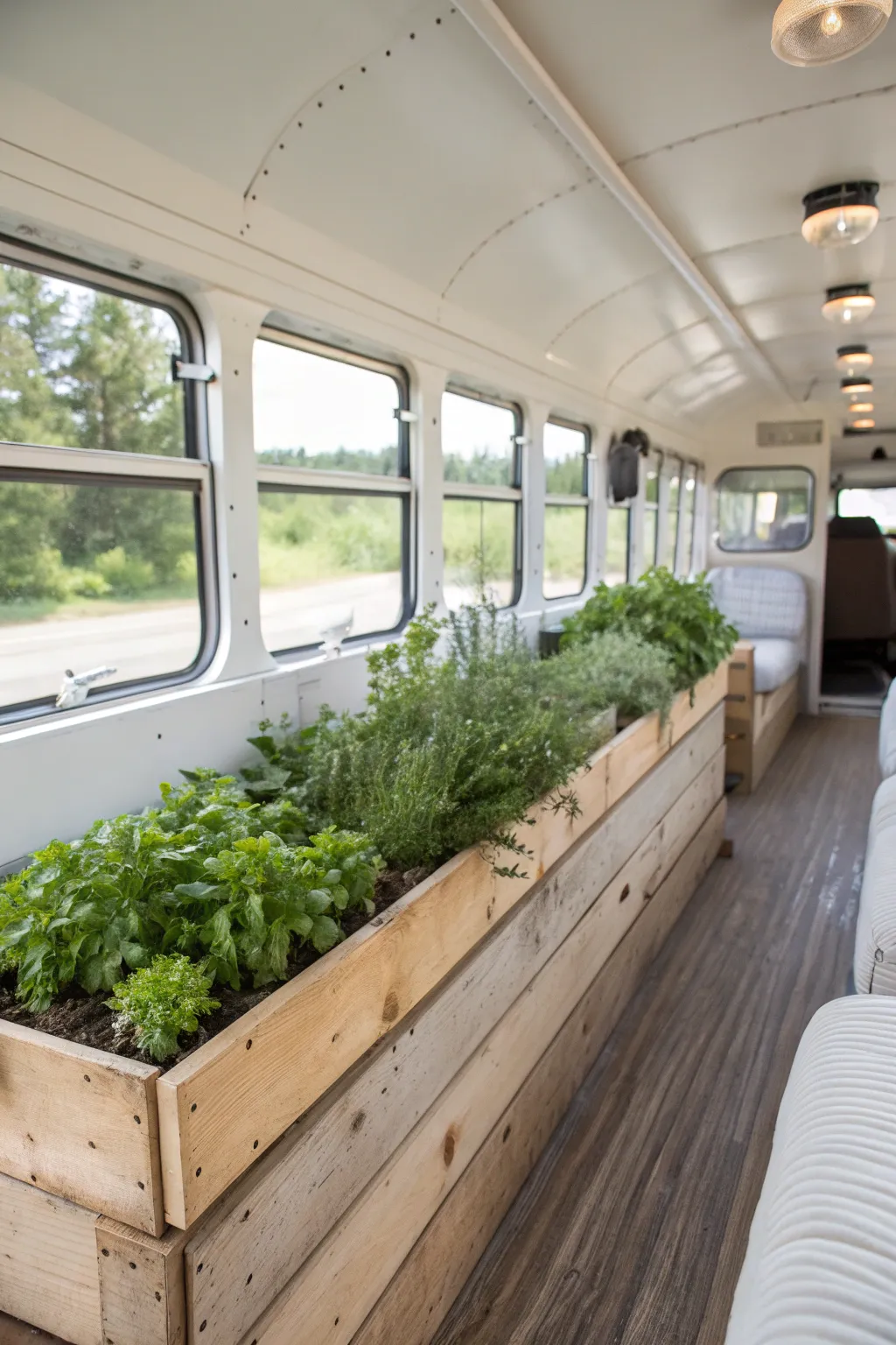 Breathe new life into old materials with this recycled planter bed concept, perfect for your minimalist greenhouse sanctuary. #SustainableLiving #MinimalistGarden