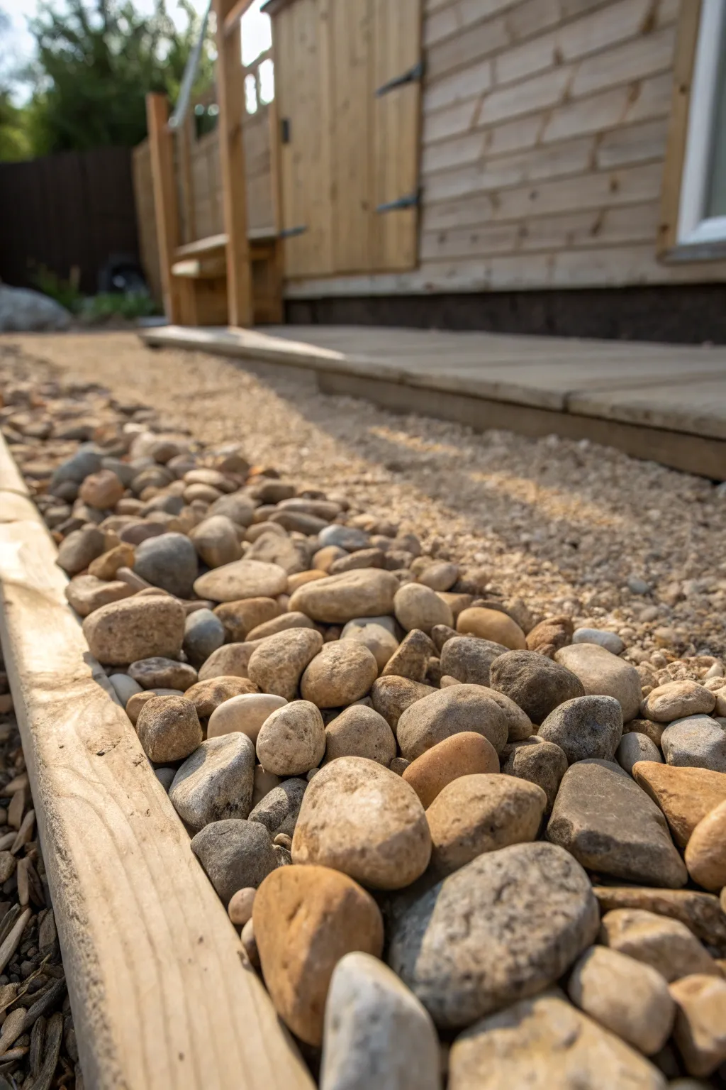 Elevate your shed game with a solid gravel foundation—where function meets style.