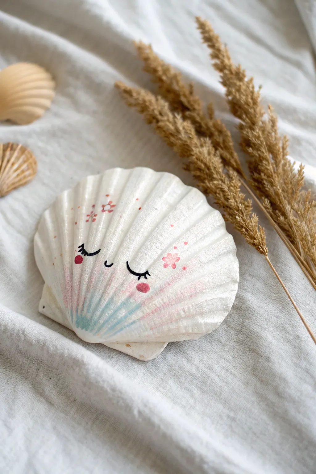 Transform seashells into adorable creatures with a touch of minimalist charm!