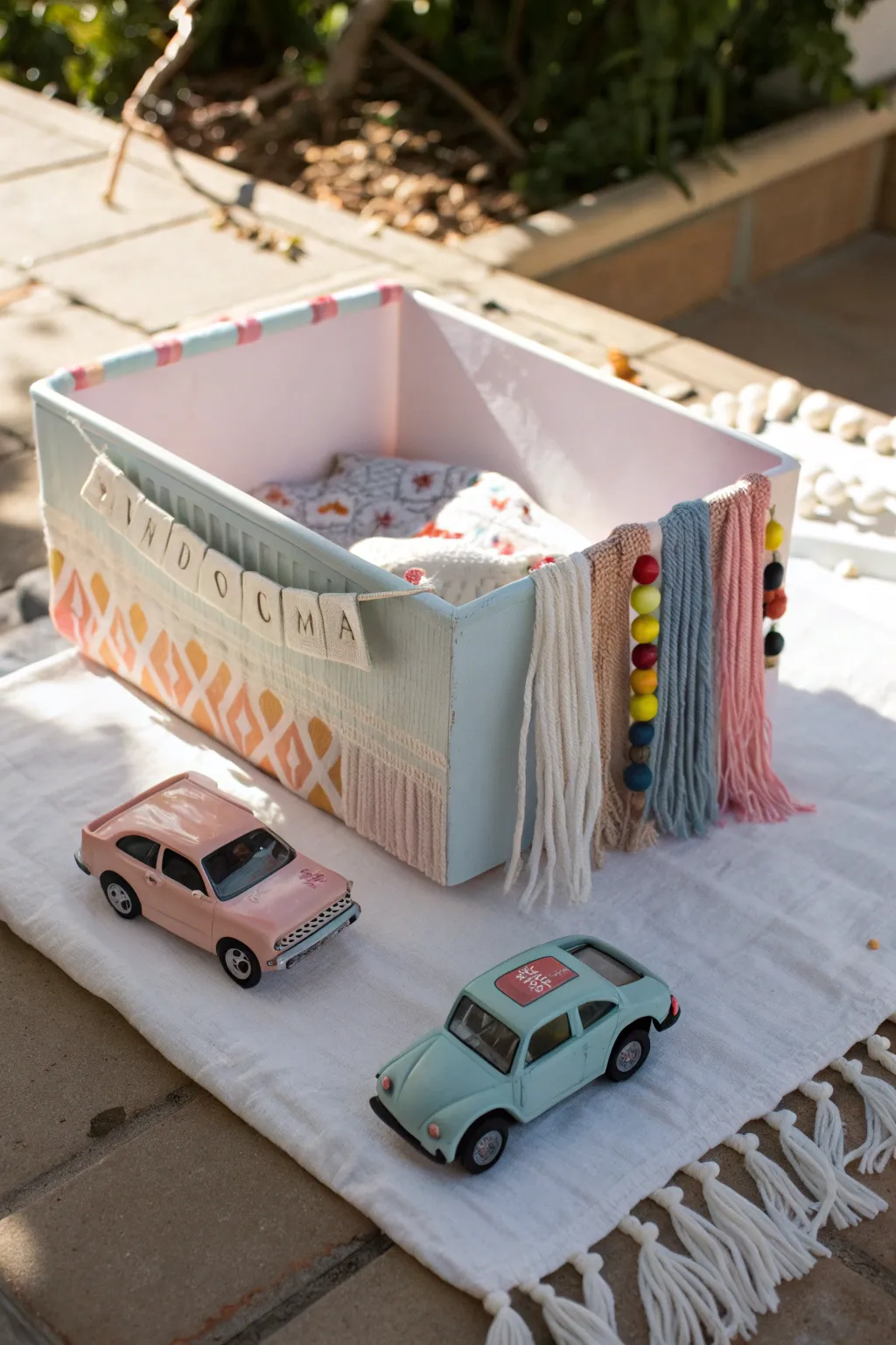Turn playtime into an adventure with this charming DIY car wash for toys!