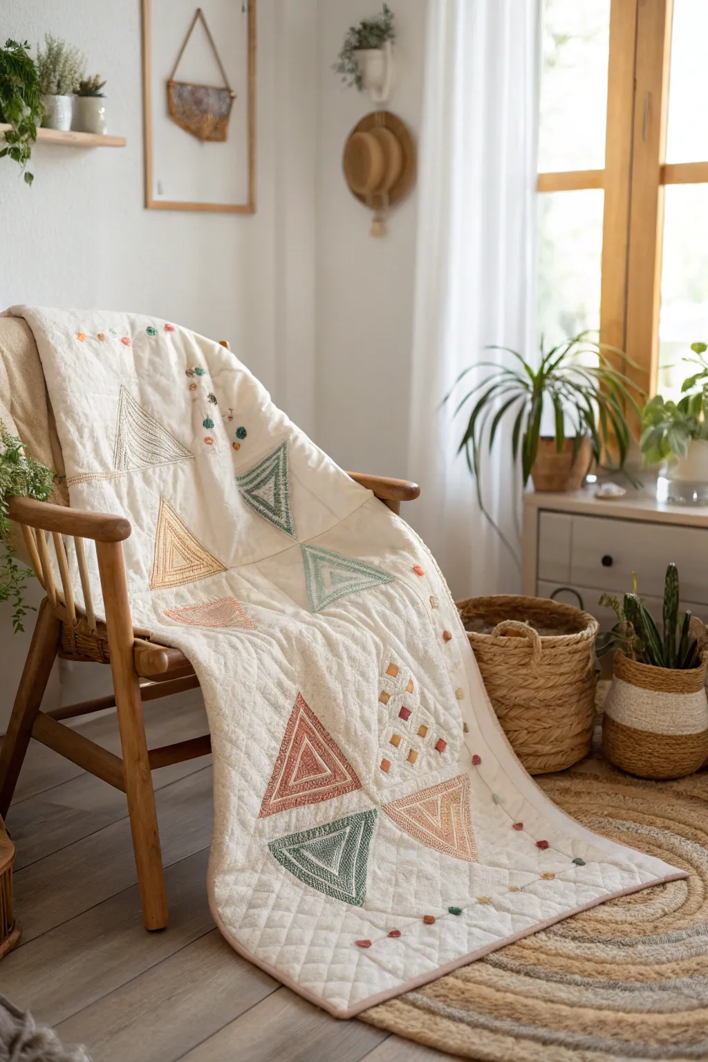 Celebrate life's beautiful moments with a handcrafted quilt that tells your unique story. #OccasionQuilt #ScandinavianMinimalism #BohoCharm