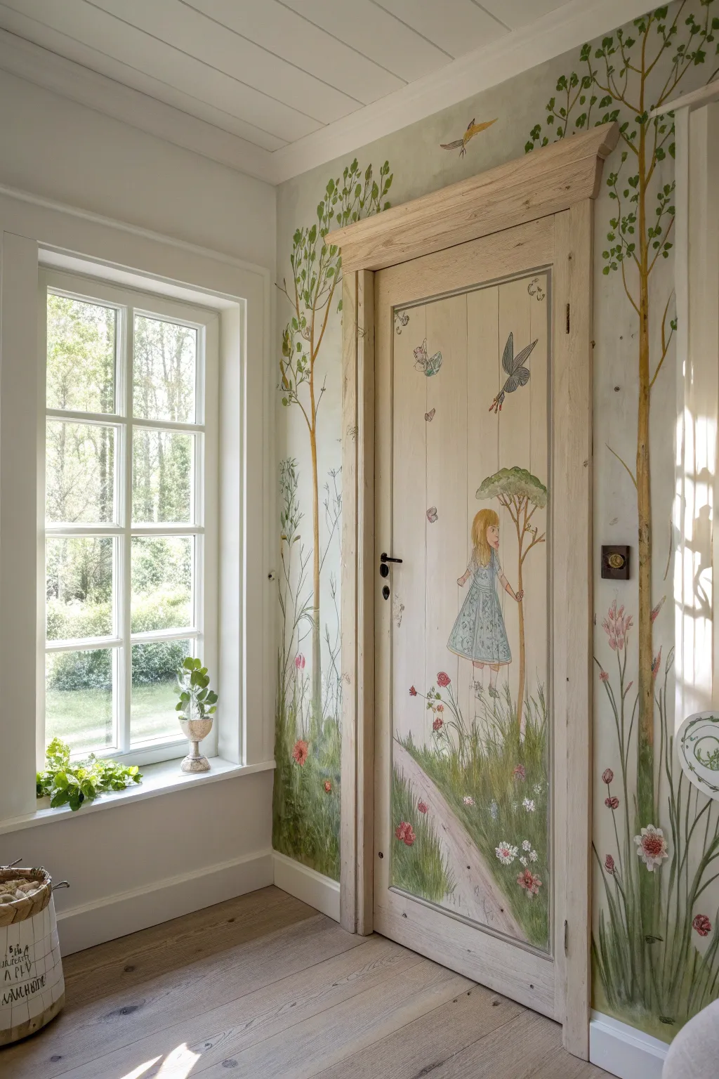 Transform your space with a touch of magic—bring fairy tales to life with whimsical door art.