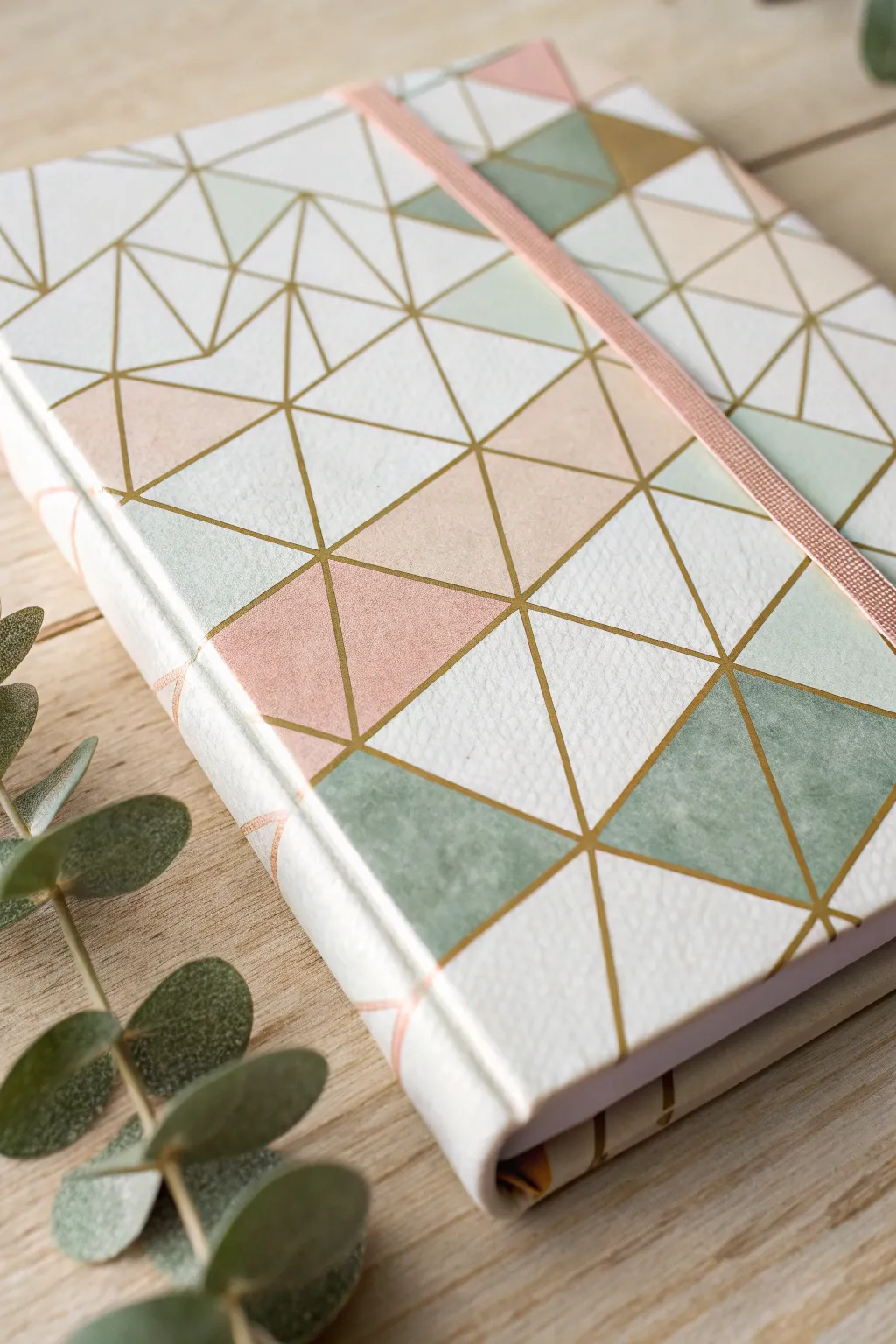 Embrace simplicity and elegance with this geometric sketchbook cover design, perfect for organizing your thoughts with style.