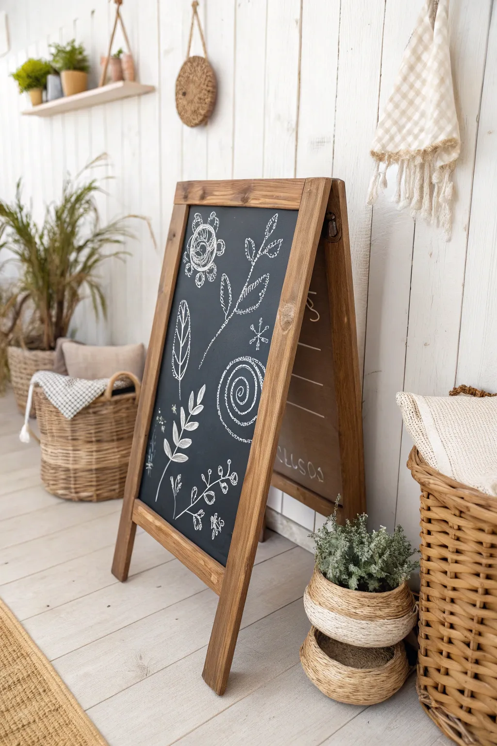 Discover the charm of minimalist chalkboard art, where simplicity meets creativity.
