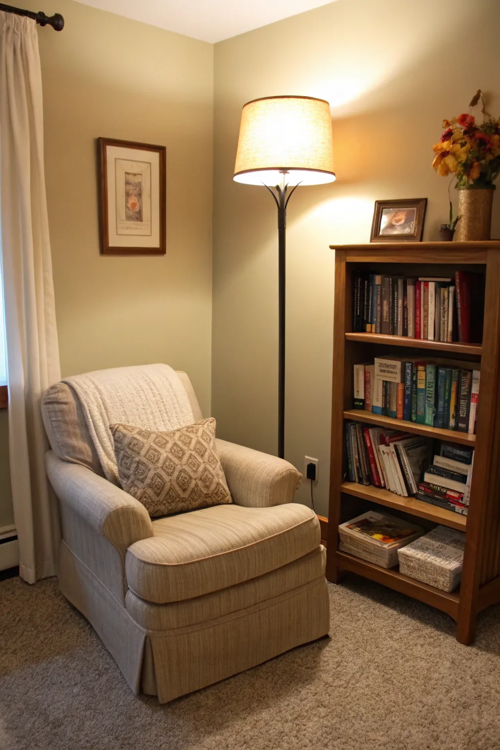 Create a personal sanctuary with a dedicated reading nook.