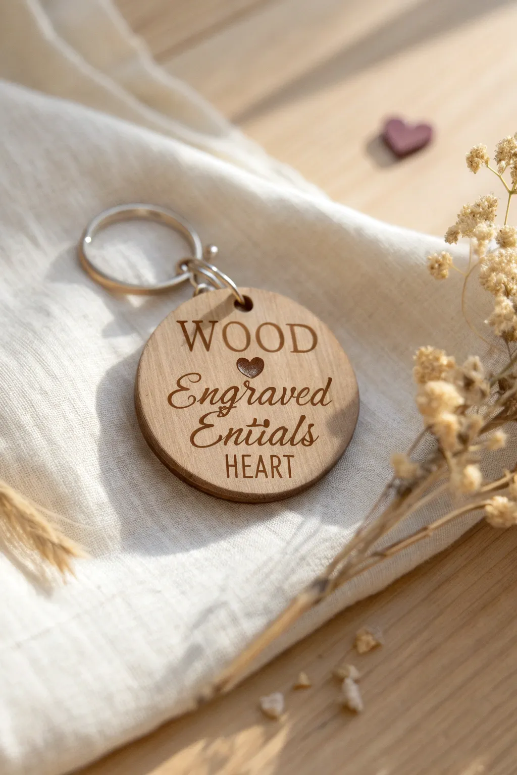Crafted with love: Personalized keychains that speak from the heart.