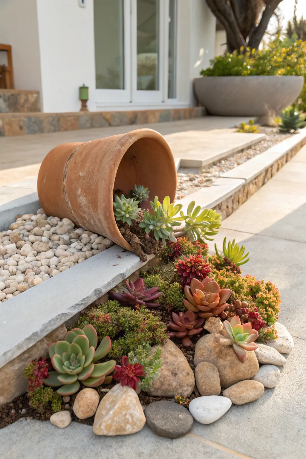 Embrace nature's artistry with a succulent stream for effortless elegance.
