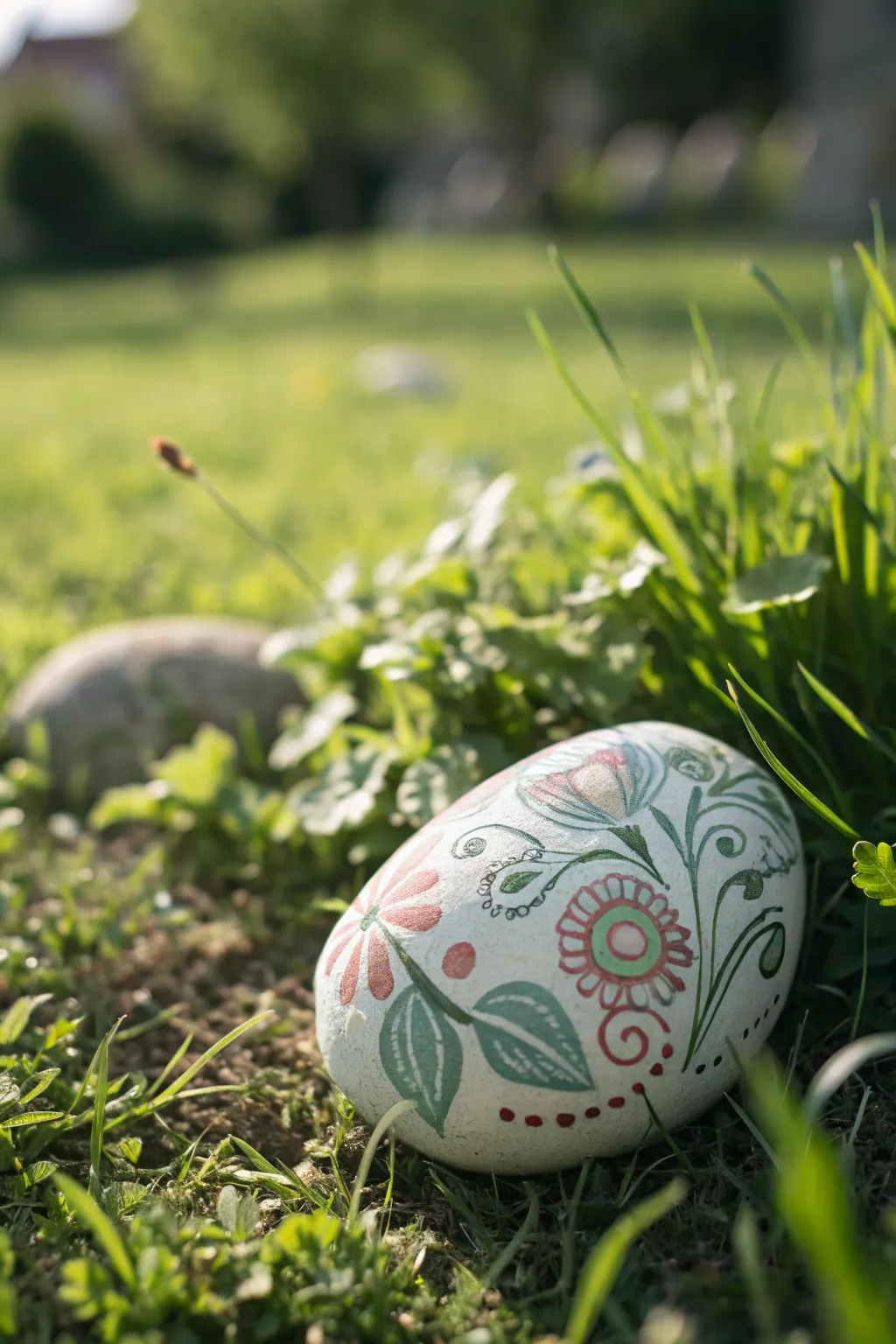 Transform your garden with these charming painted rock markers, where simplicity meets natural beauty.