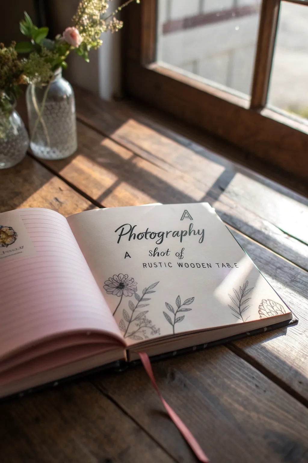 Transform your spring journal with the art of handwritten calligraphy - where simplicity meets elegance.