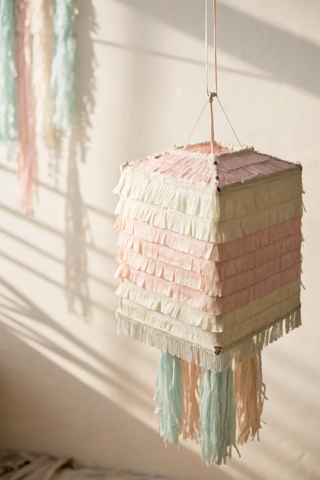 Embrace simplicity with a classic cube piñata—crafted beauty in its purest form.