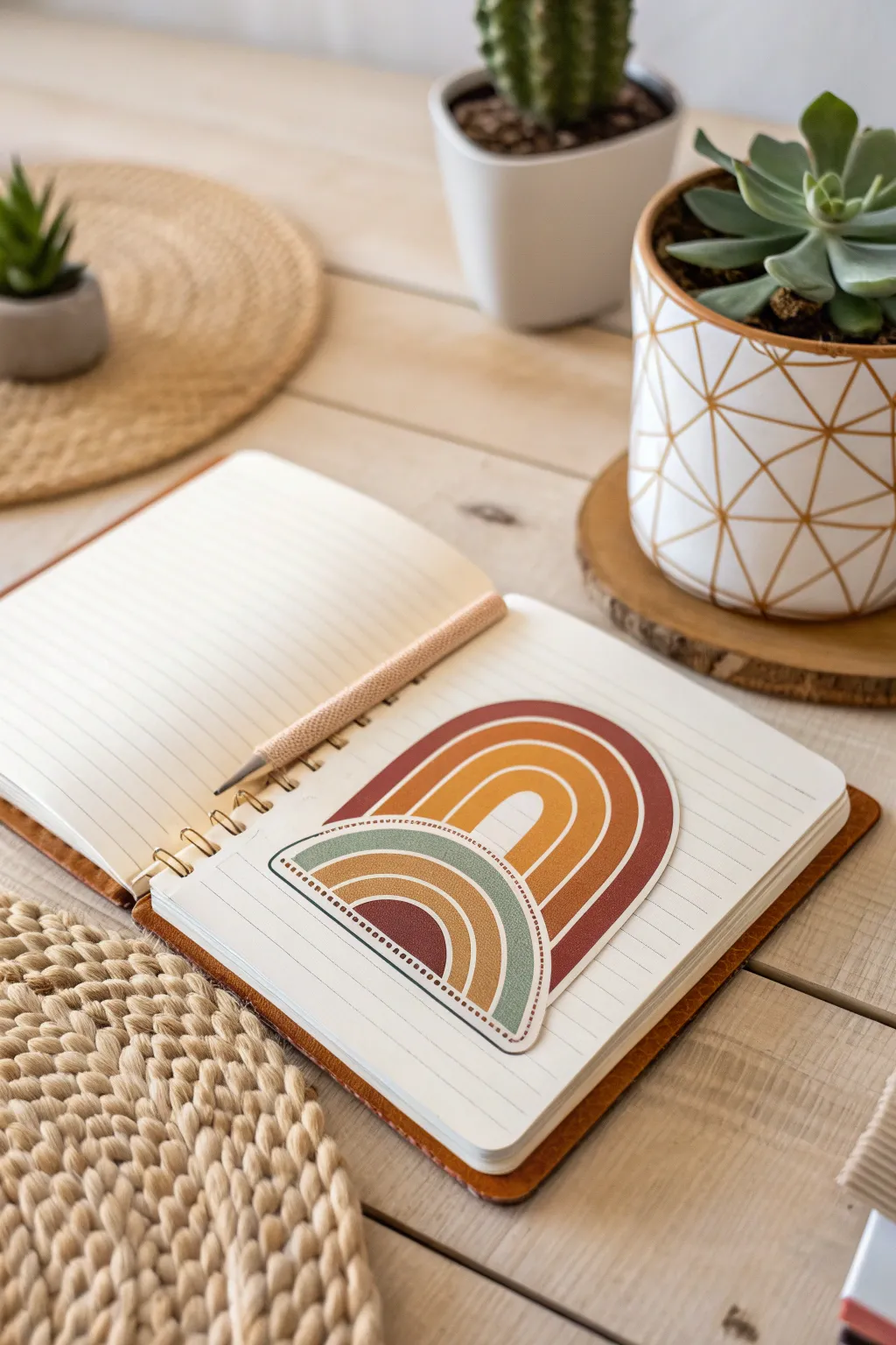 Embrace the charm of yesteryears with retro stickers that add a touch of nostalgia to your journal.