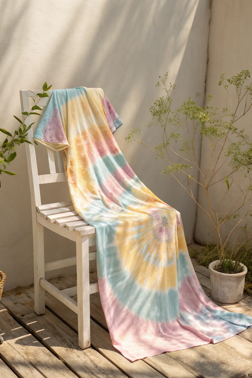 Embrace the summer with a touch of retro flair: the perfect tie-dye statement piece.