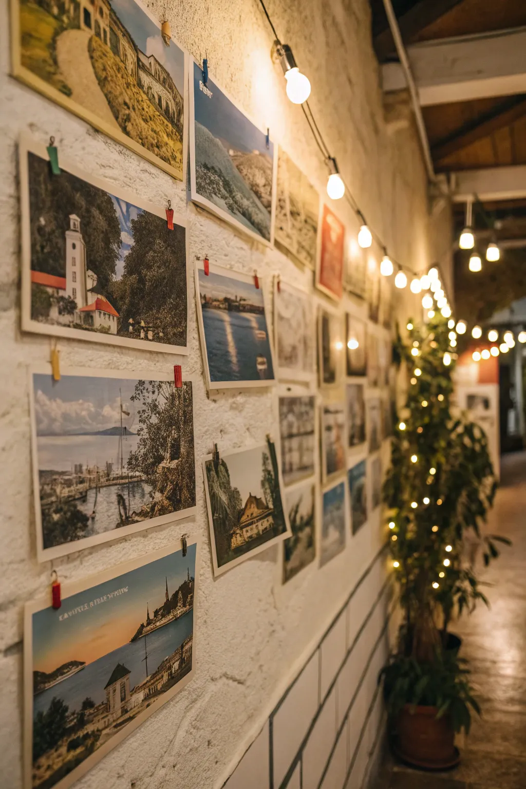 Vintage postcards bring nostalgia and charm to any wall.
