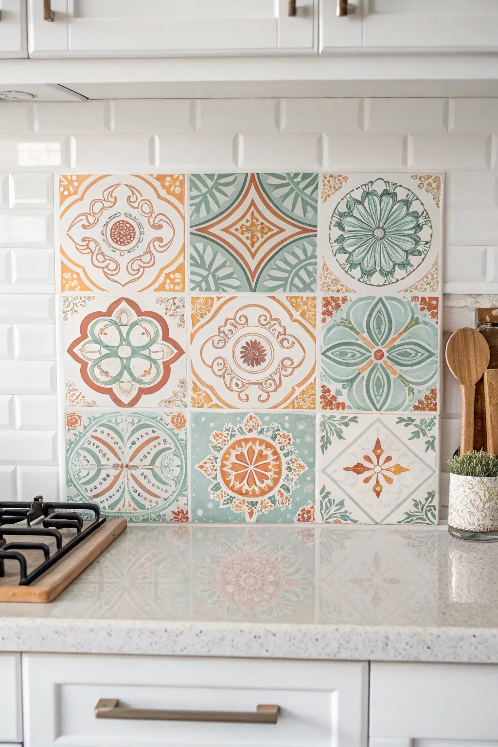 Transform your kitchen with a splash of color and texture—discover the beauty of Scandinavian meets Boho design.