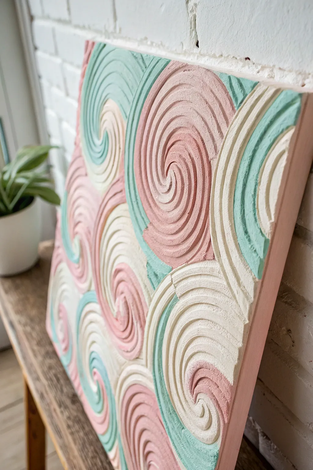 Dive into the elegance of swirling textures, where simplicity meets artistic flair.
