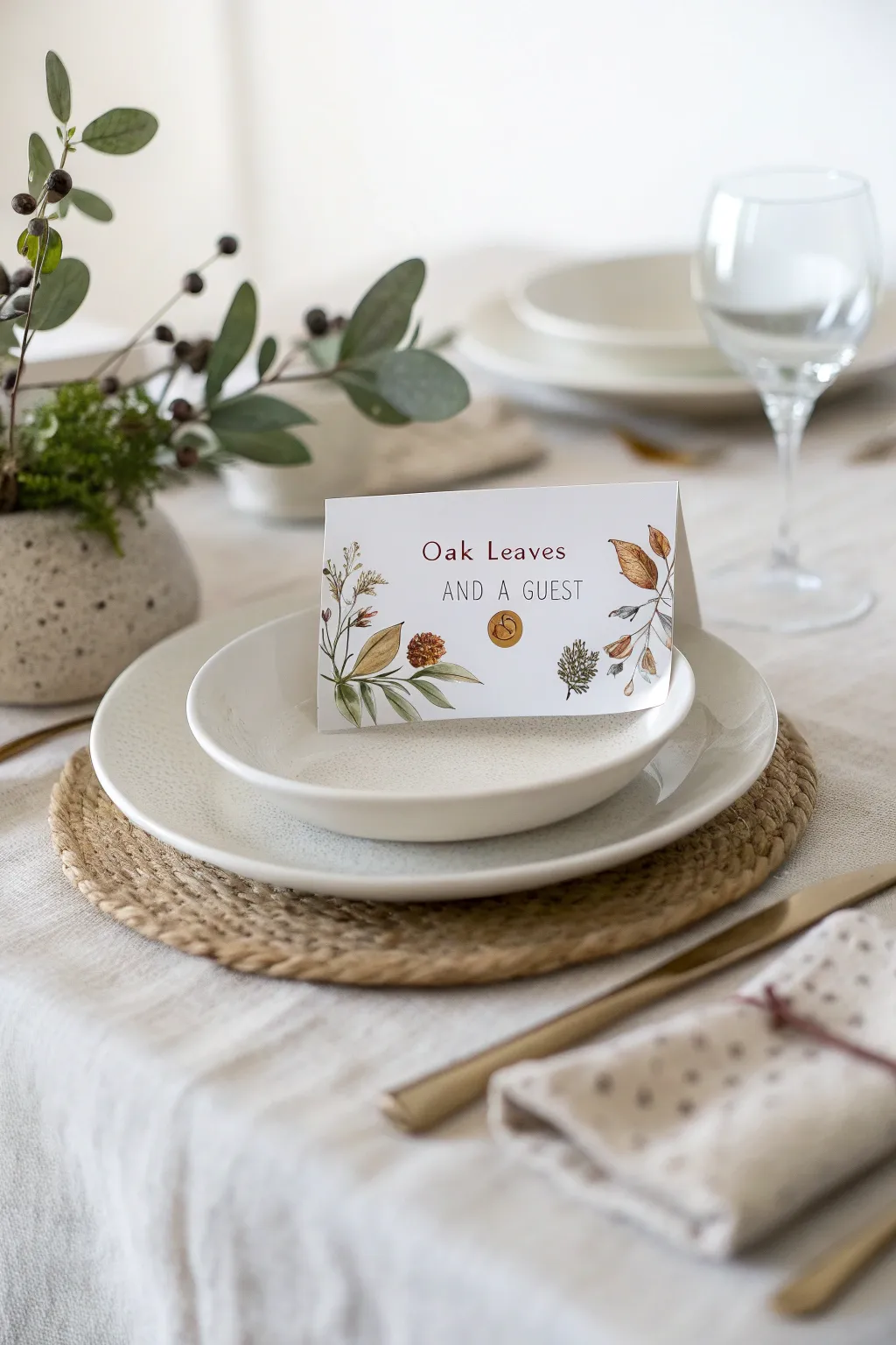 Welcome your guests with a touch of personalized elegance this Thanksgiving.