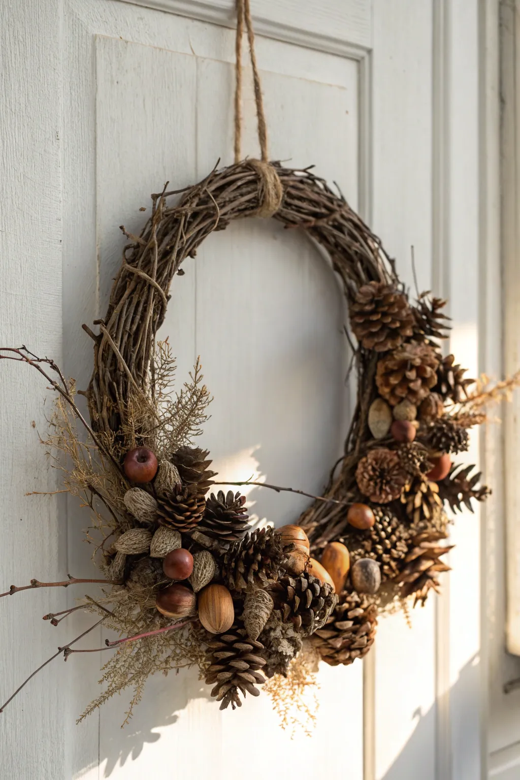 Embrace the season with a Nature's Bounty Wreath, bringing the beauty of the woodland indoors.