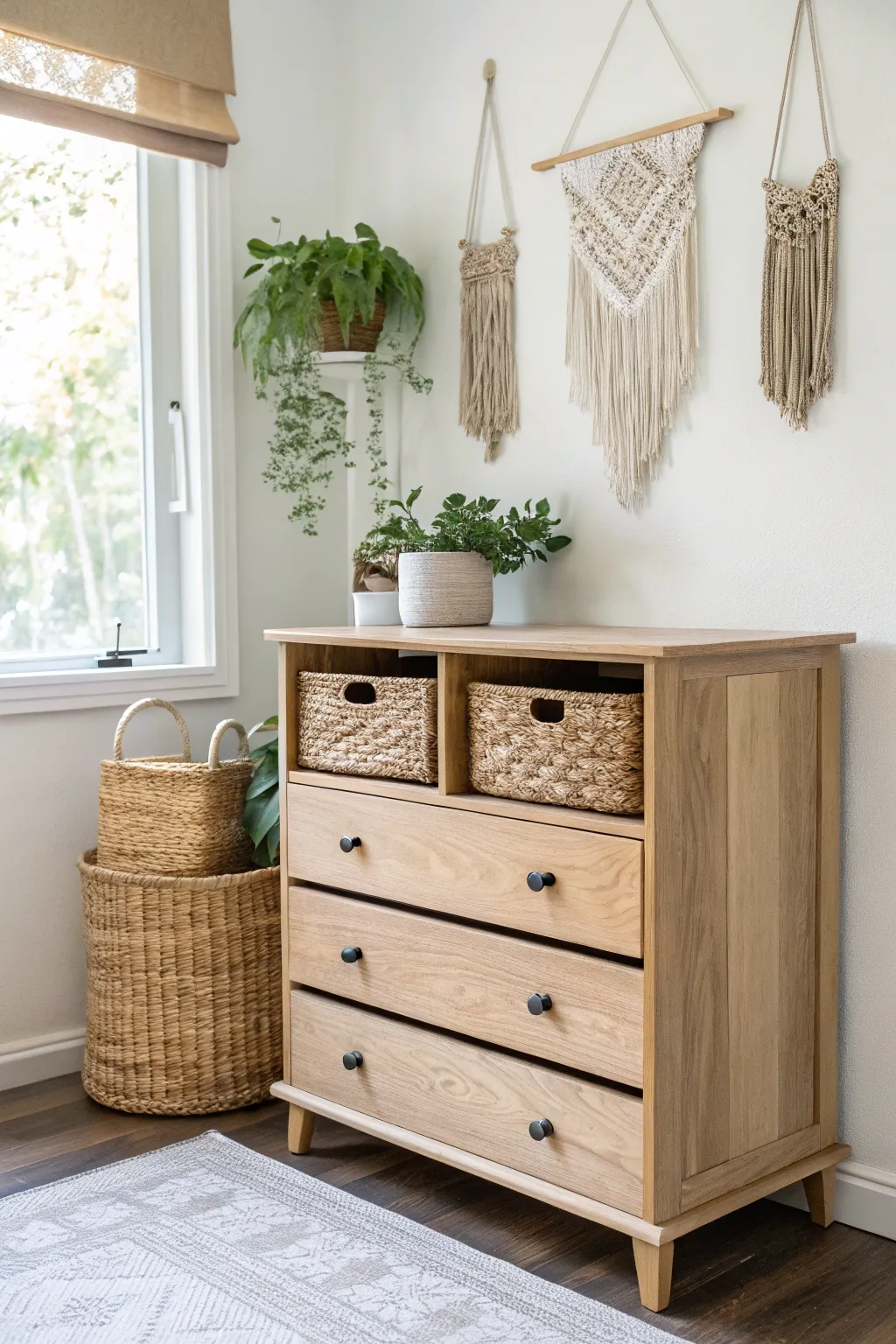 Transform thrifted treasures into stylish storage solutions with a touch of Scandinavian-Boho charm.