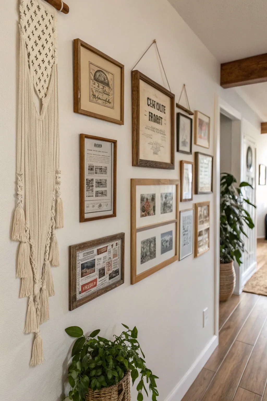 Transform your memories into art with a stylish ticket stub gallery wall.