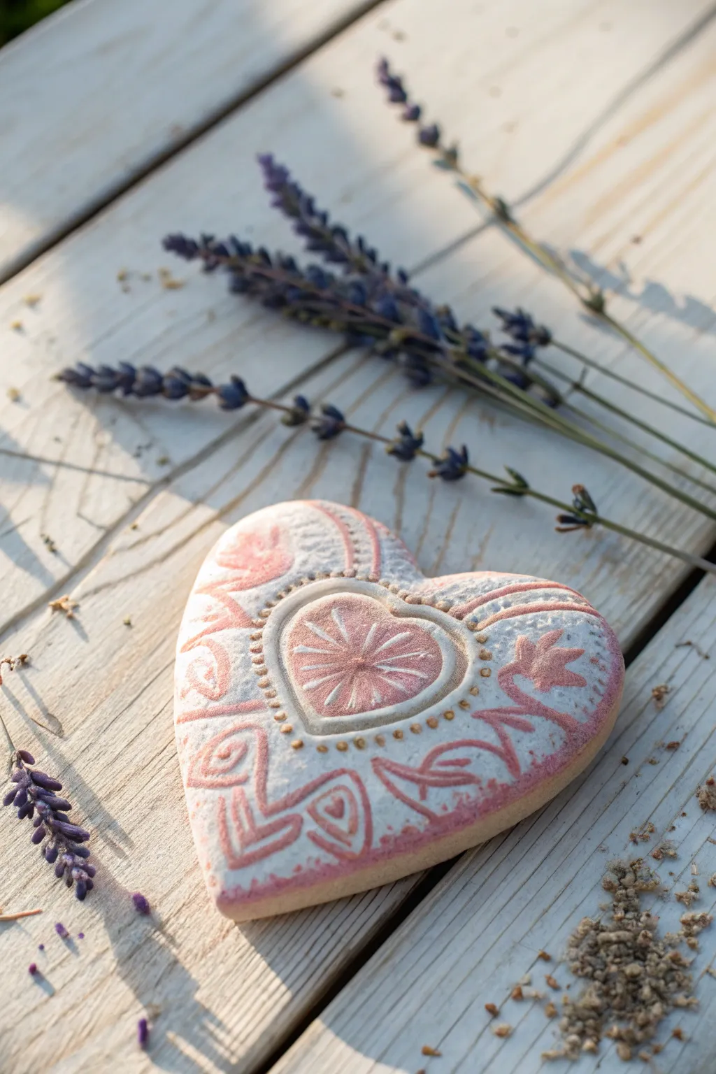 Capture the heart of Valentine's Day with handcrafted salt dough art, where simplicity meets elegance.