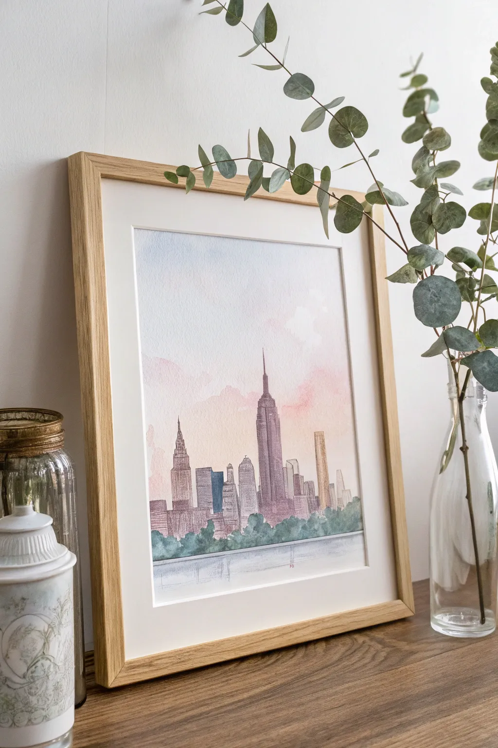 Capture the world one brushstroke at a time. 🌆✨ #CityscapeArt #MinimalistElegance