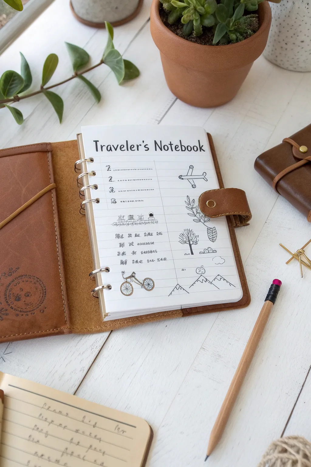 Unlock your dreams with a list - where will your travelers notebook take you next?