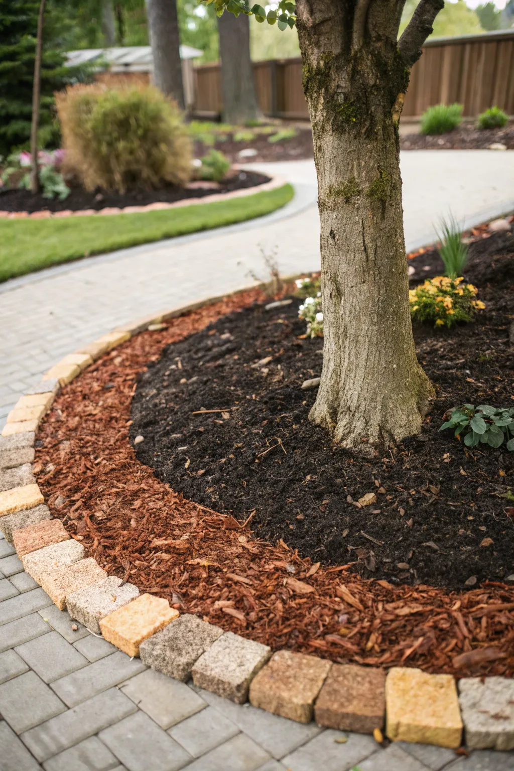 Elevate your garden with a charming mulch tree ring—where functionality meets natural elegance.
