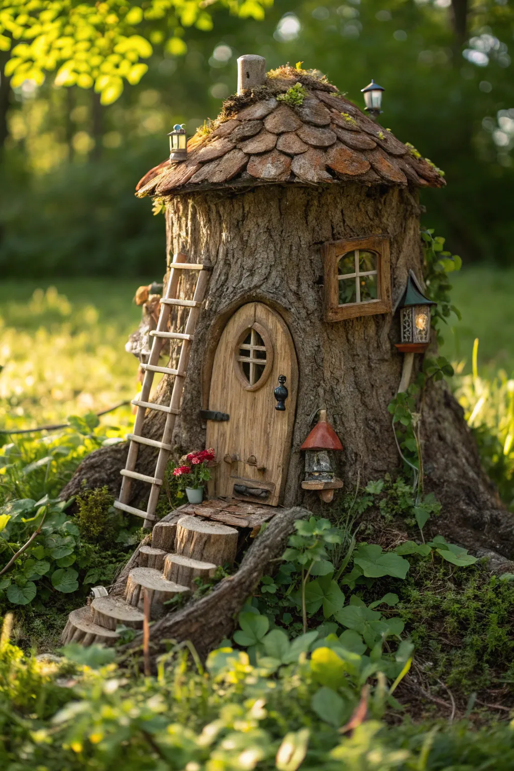 Discover the magic of a hidden gnome home in the heart of the forest.