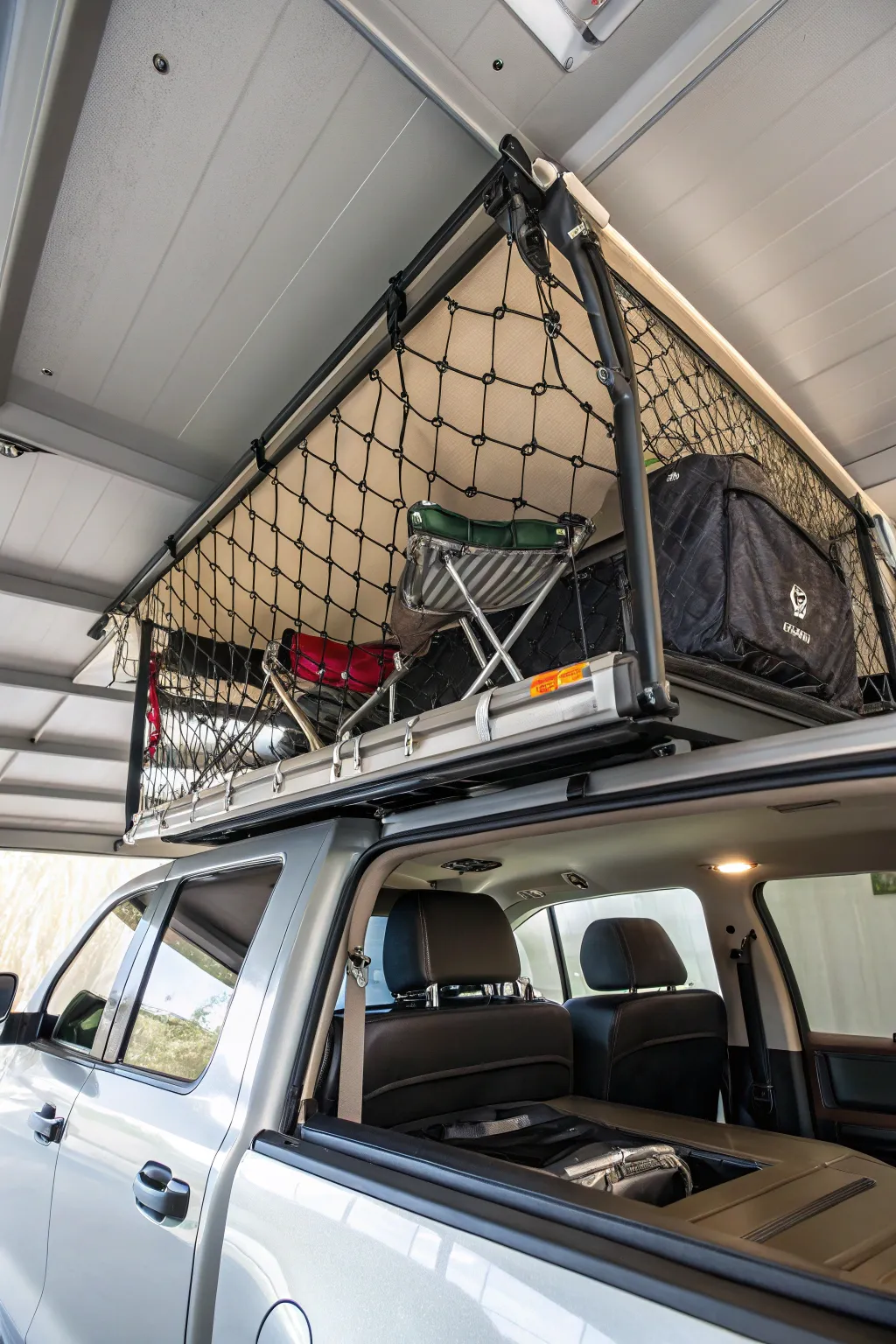 Maximize your truck cap storage with stylish overhead solutions!