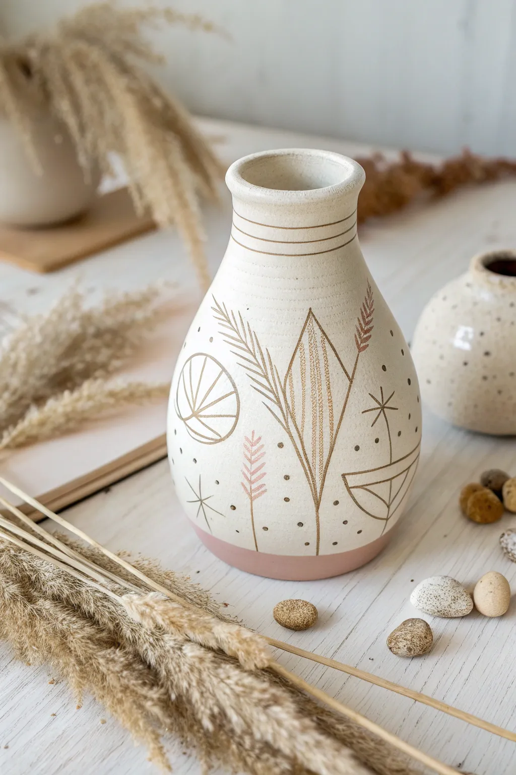 Embrace the beauty of simplicity with minimalist geometric elegance.