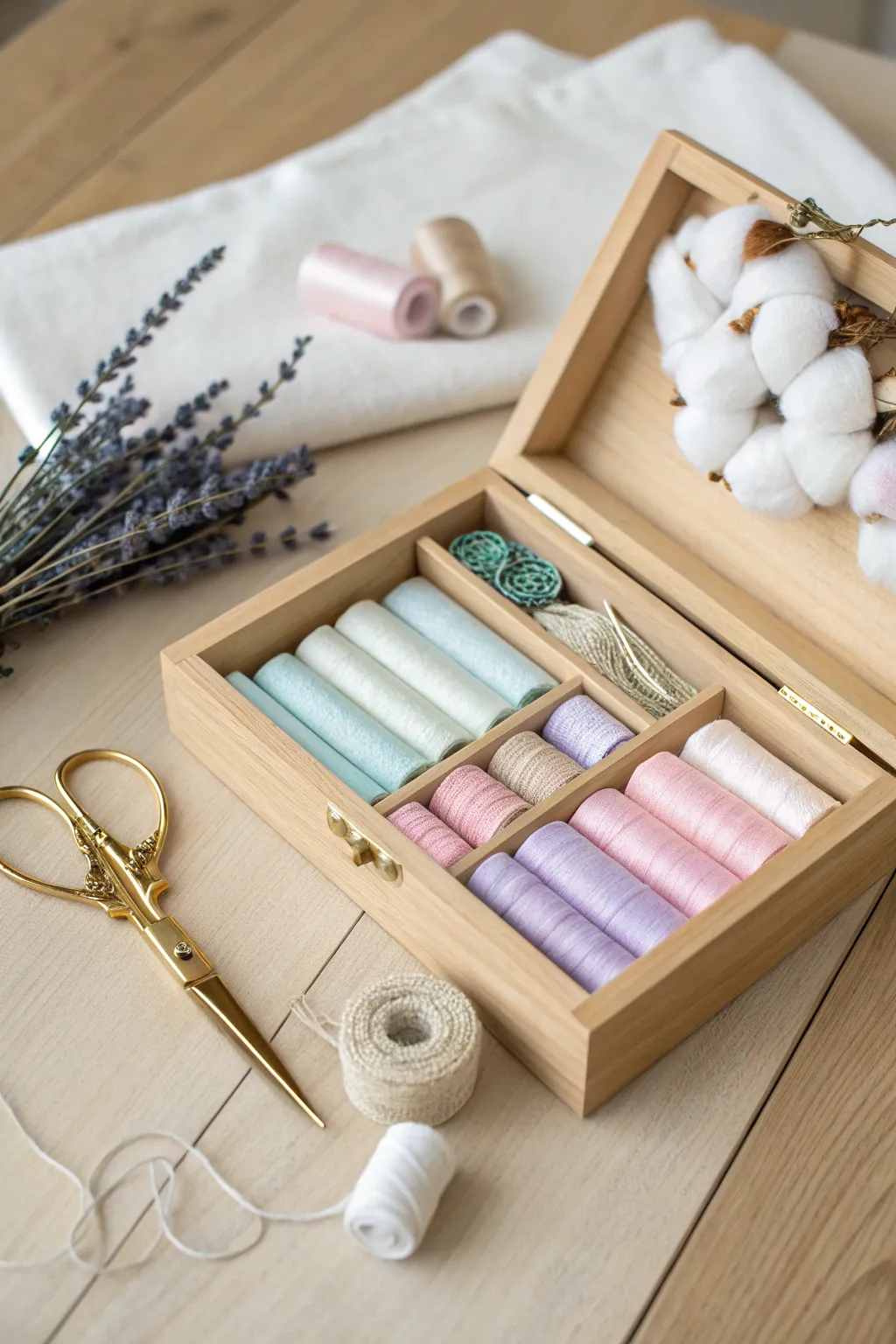 Inspire creativity with this beautifully crafted DIY sewing kit—where minimalist design meets boho elegance.
