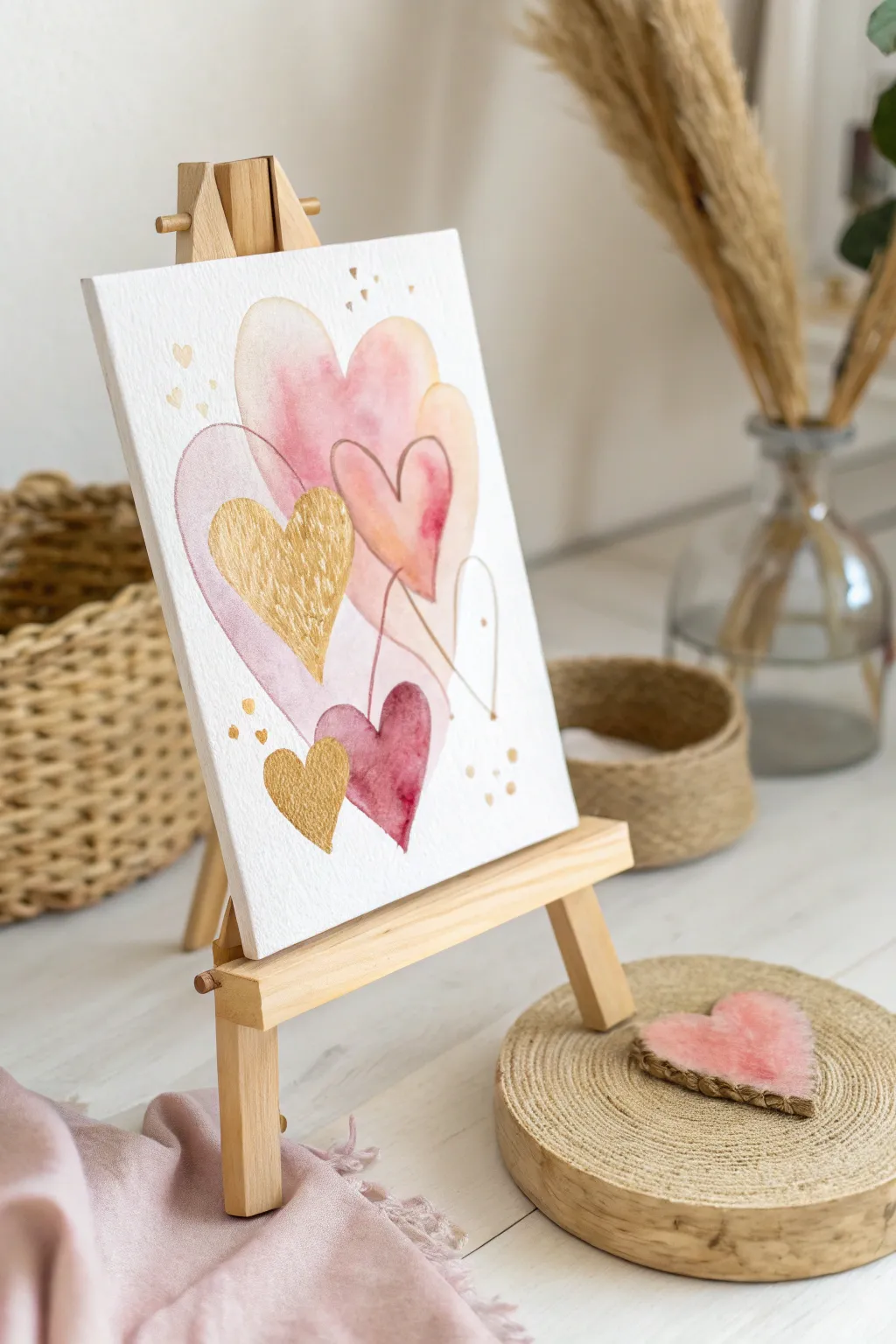 Embrace the art of love with minimalist watercolor expressions.