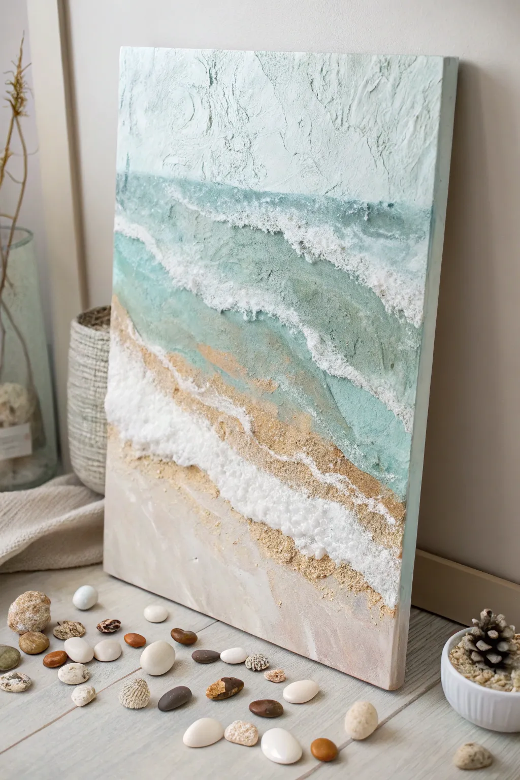 Discover the beauty of texture in abstract art—a perfect blend of simplicity and craftsmanship for a touch of elegance.