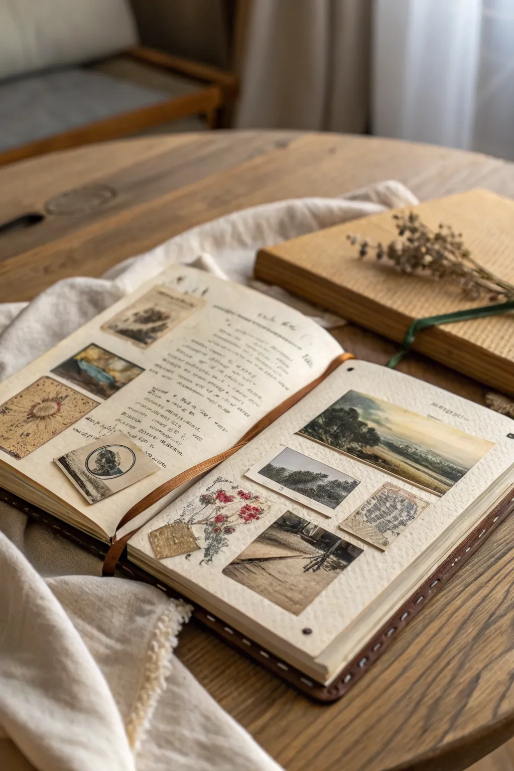 Unleash your creativity with a vintage collage journal—where every page tells a story of craftsmanship and simplicity.
