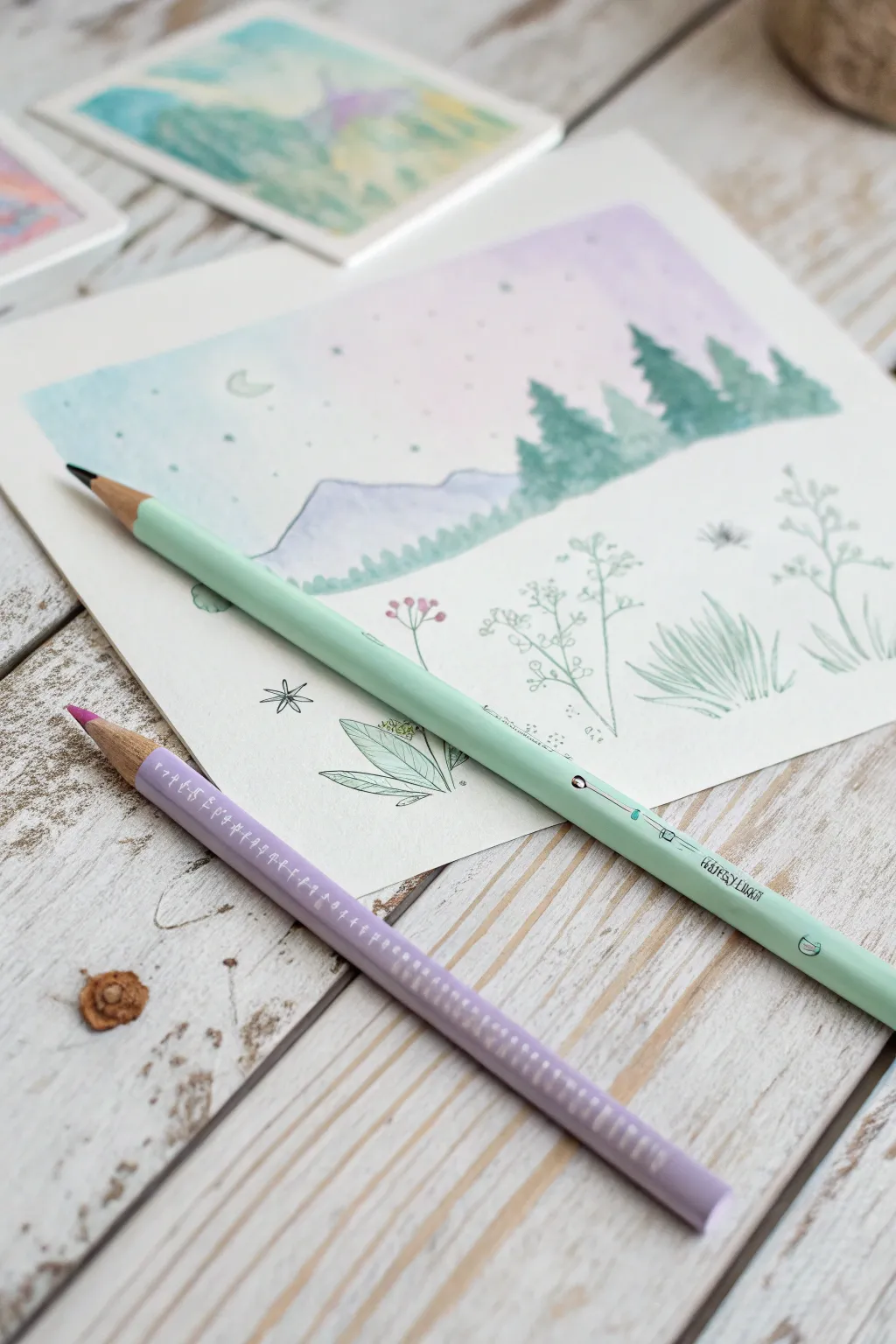 Unleash your creativity with dreamy landscapes and whimsical hues.