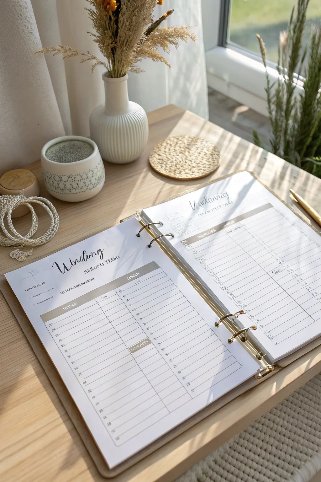 Effortlessly manage your wedding budget with these beautifully crafted tracker sheets. Simplicity meets elegance for your special day.