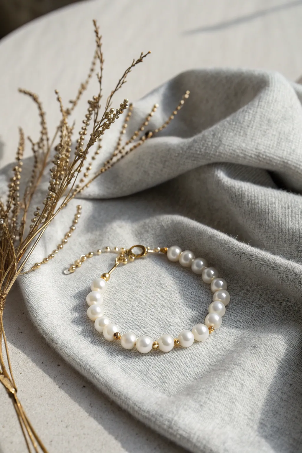 Embrace winter's elegance with pearls that capture the essence of snowdrops.
