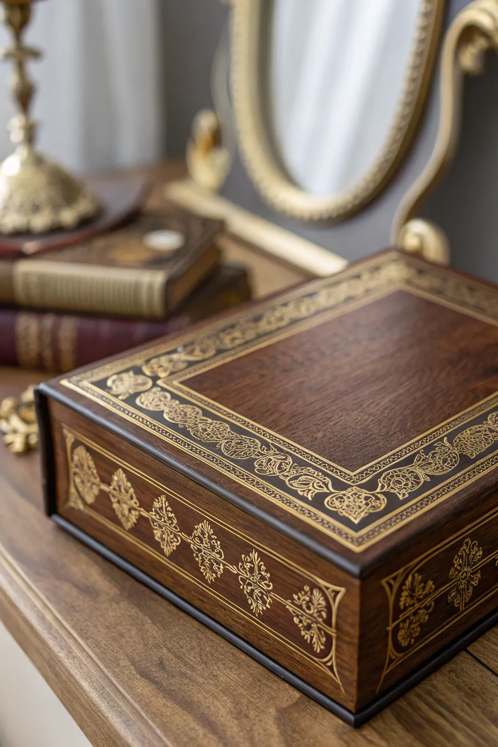 Elevate your space with a touch of gilded elegance.
