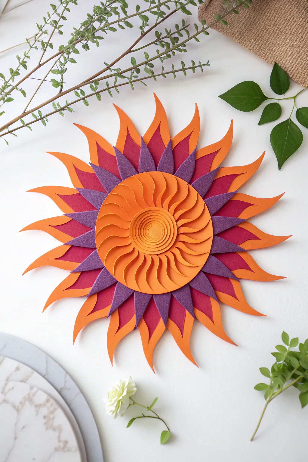 Embrace the art of contrast with bold colors in your collages. Discover vibrant simplicity with a touch of Boho charm.