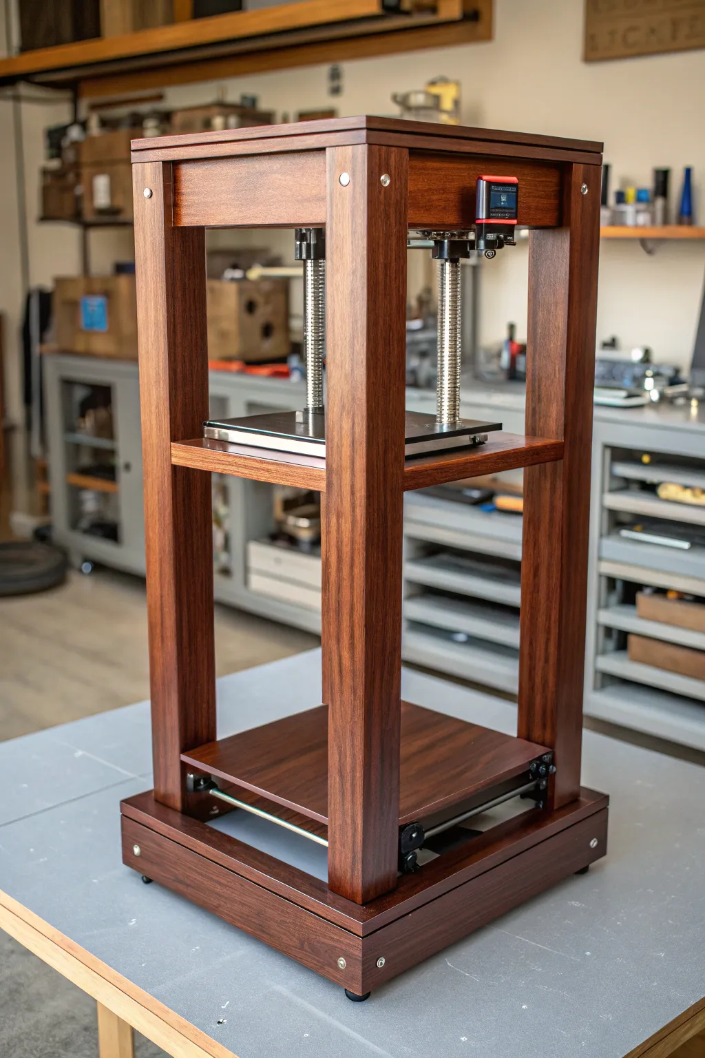 Craft Your Space: Elevate your 3D printing setup with a bespoke stand that reflects your passion for precision and style.