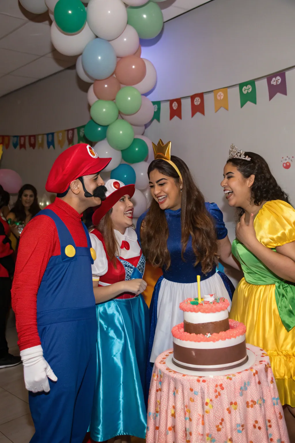 A lively costume party with a unique theme.