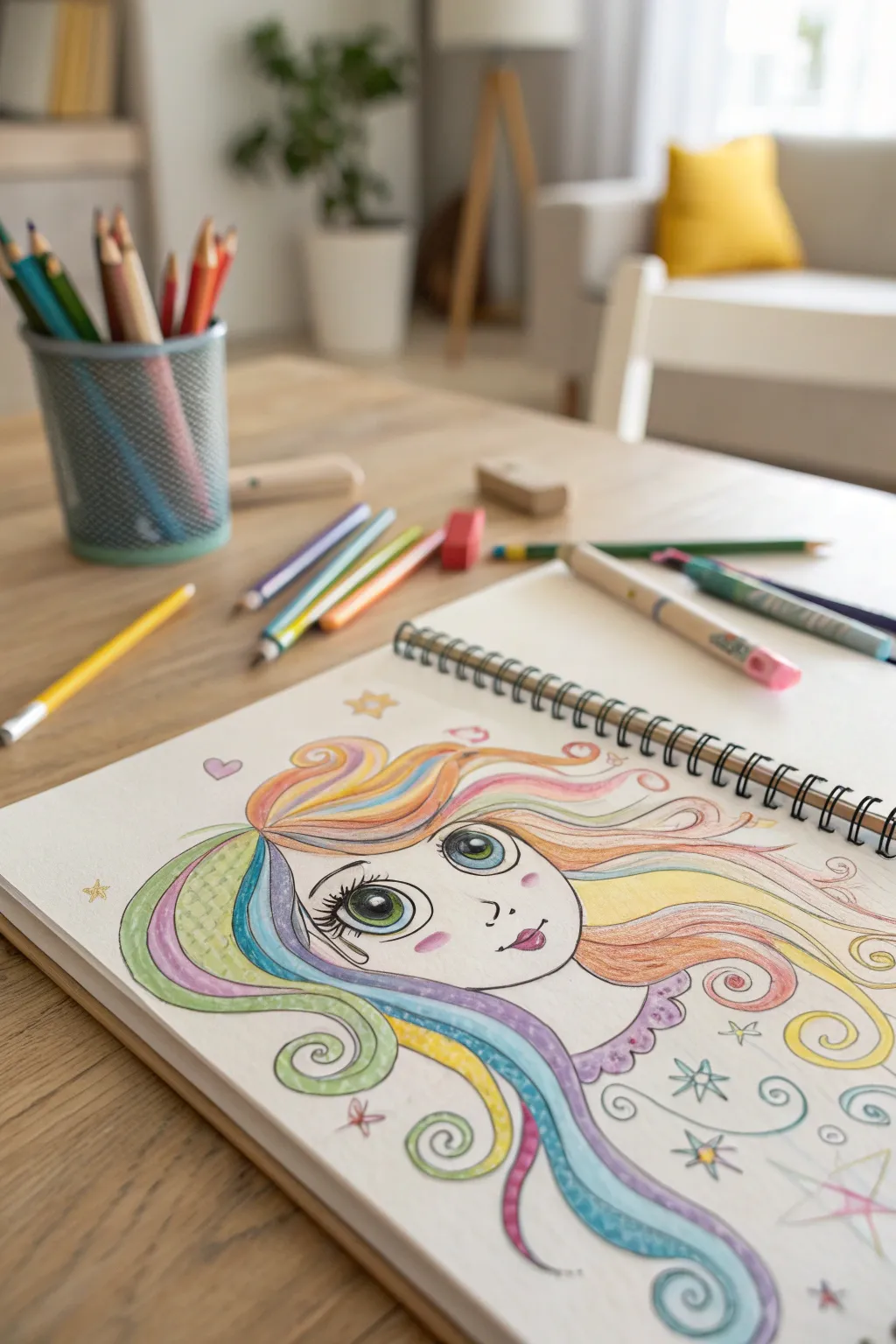 Let imagination take flight with vibrant fantasy faces!